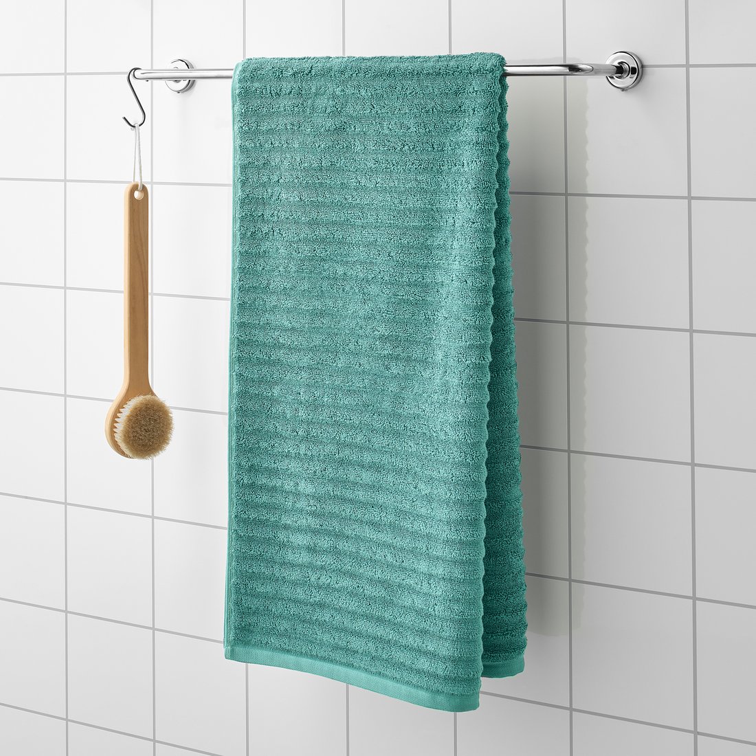 FLODALEN Bath towel, blue/green, 70x140 cm IKEA