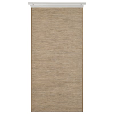 FÖNSTERVIVA, beige panel curtain, sheer, recycled materials, rectangular.
