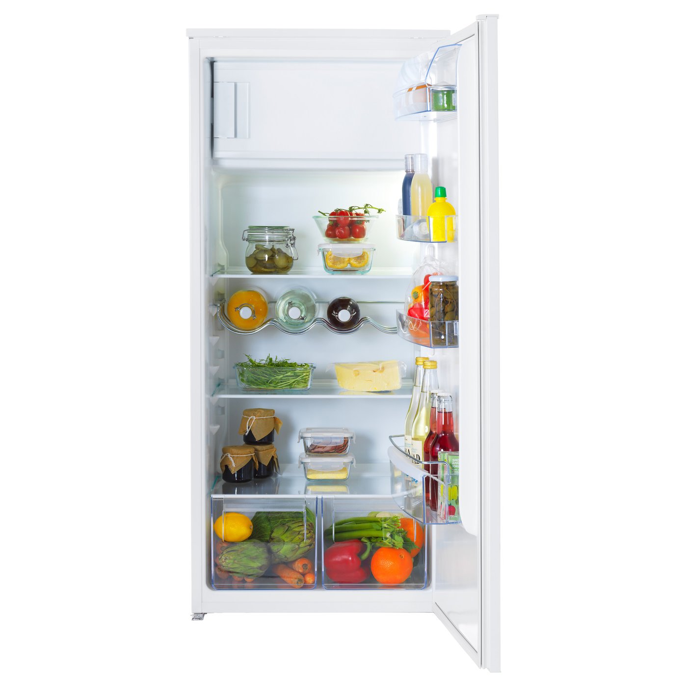 Forkyld Integrated Fridge W Freezer Compart White Width 54 0 Cm Ikea
