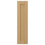 Forsbaka kitchen cabinet in warm oak veneer, rectangular with beveled edges, natural wood finish.