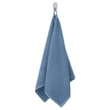 Light blue GULVIAL towel, hanging, soft all-cotton, rectangular shape.