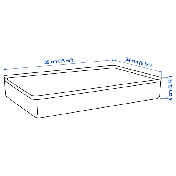 Illustration with measurements for the product: HARVMATTA.