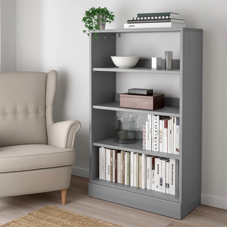 HAVSTA Shelving unit with plinth, grey, 81x37x134 cm IKEA
