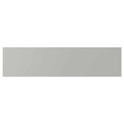 HAVSTORP: light grey kitchen cabinet, smooth, rectangular.