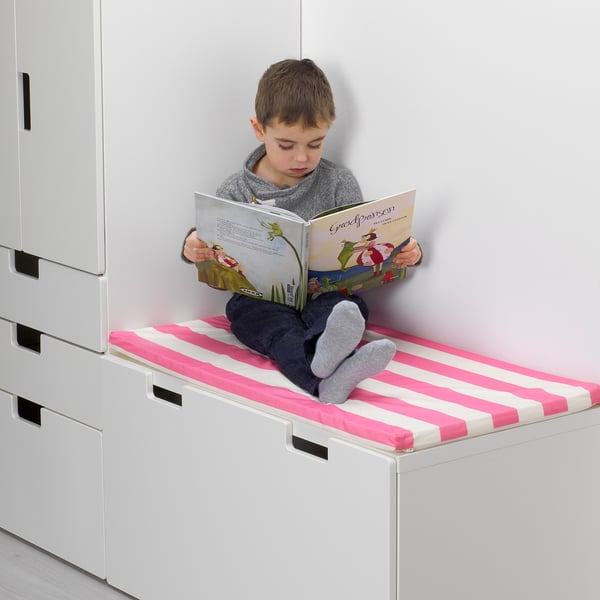 Hemmahos Bench Pad Pink Ikea