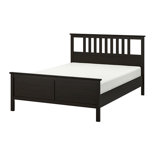HEMNES Bed frame 160x200 cm, , , blackbrown IKEA