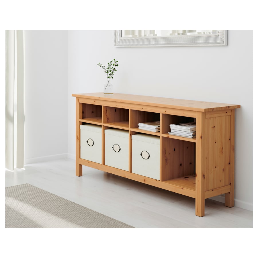 HEMNES Console table, light brown, 157x40 cm IKEA