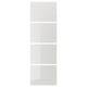 Option: HOKKSUND high-gloss white sliding door panel, rectangular with smooth surface.
