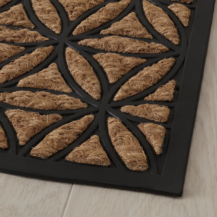 HVIDOVRE Door mat, black, 40x60 cm IKEA