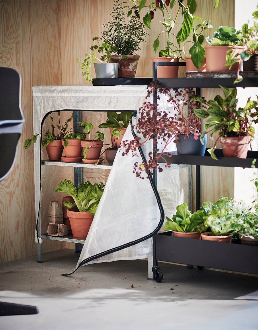 HYLLIS Cover, transparent, in/outdoor, 60x27x74 cm IKEA