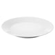 IKEA 365+ white porcelain plate, simple and round design.