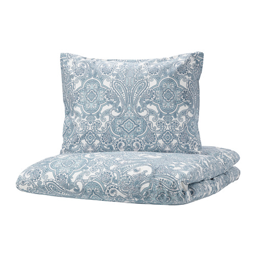 JÄTTEVALLMO Quilt cover and pillowcase 150x200/50x60 cm IKEA