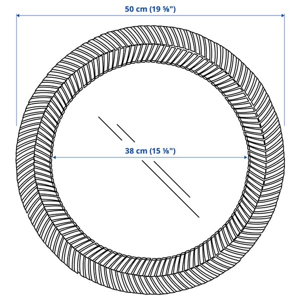 Illustration with measurements for the product: KAFFETRÄD.