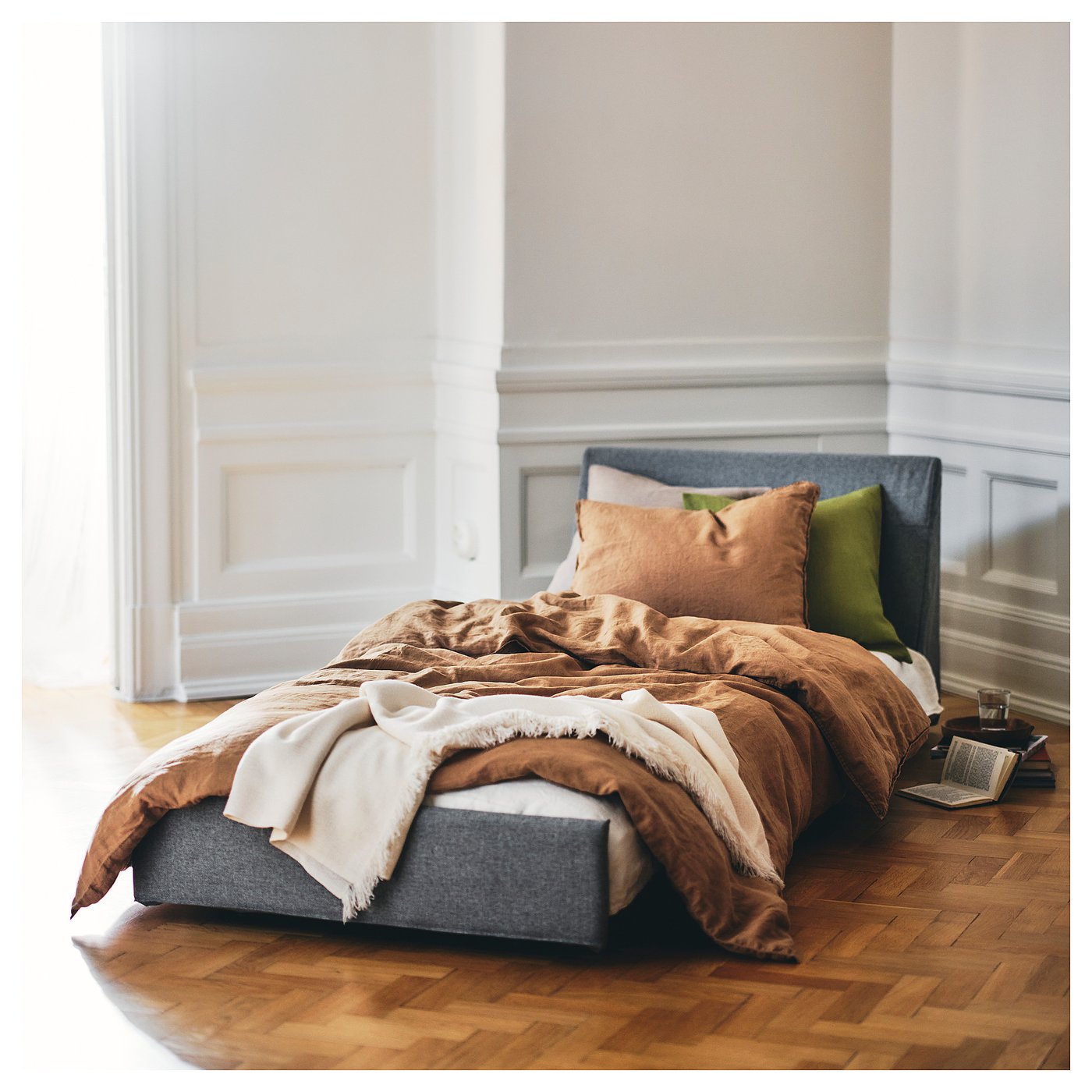 KIVIK 1-seat sofa-bed - Tibbleby beige/grey