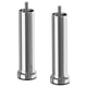 Option: Two chrome-plated steel LÅNGARYD sofa legs with a sleek, cylindrical design.