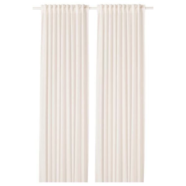 Lejongap Curtains 1 Pair White Ikea