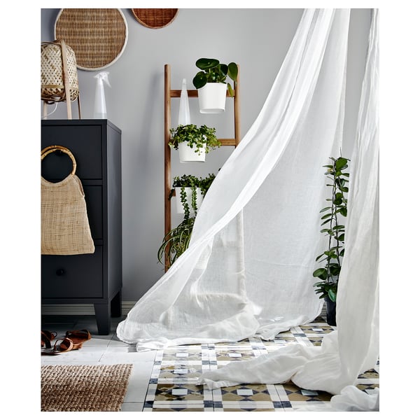 Lejongap Curtains 1 Pair White Ikea