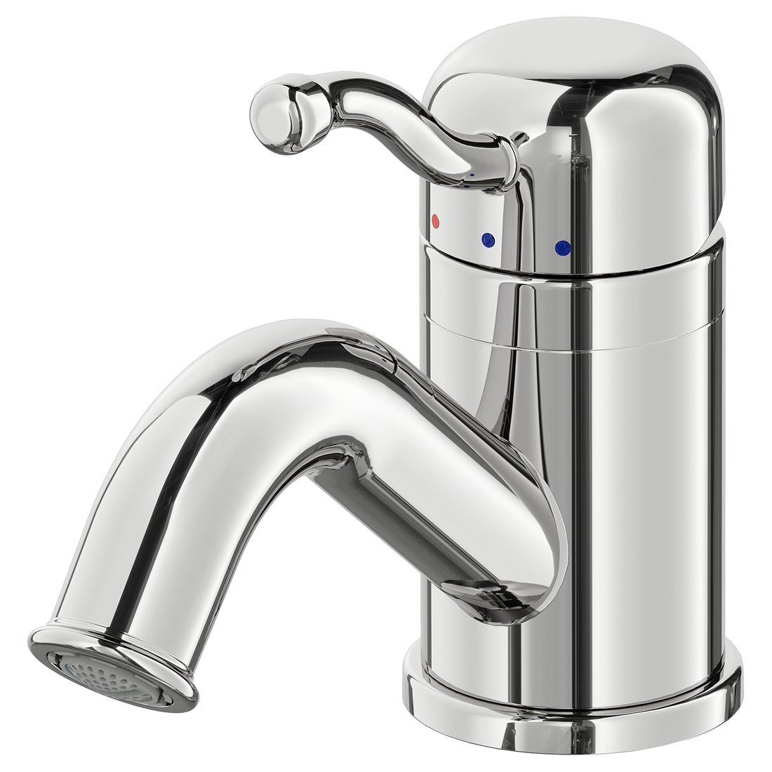 LILLSVAN Washbasin mixer tap with strainer, chromeplated, Height 12 cm IKEA