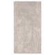 A rectangular, beige LINDKNUD rug. Made from recycled polyester, it has a soft, plush surface ideal for bedrooms.