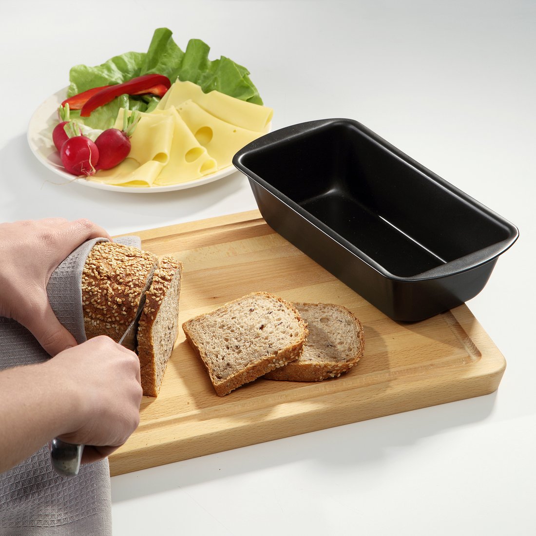 LOCKBETE Loaf tin, black, Length 25 cm IKEA