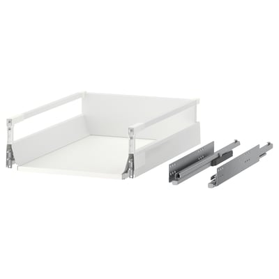 White MAXIMERA drawer with steel runners