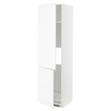 White METOD kitchen cabinet with adjustable shelves, simple design.
