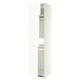 METOD High cab f fridge/freezer w 3 doors, white/Aspudden matt white, 60x60x240 cm
