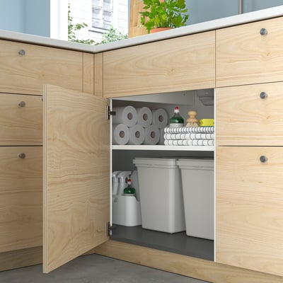 METOD Shelf protector, for sink cabinet, 128 cm