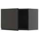 METOD modern black kitchen cabinet, sleek matte finish, rectangular shape, minimalistic design.