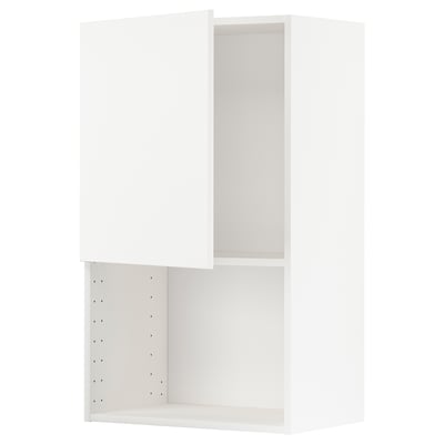 METOD kitchen unit, white, square, adjustable shelf, clean lines.