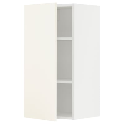 Ikea METOD white cabinet, sleek modern design.
