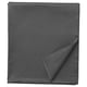 NATTJASMIN solid gray sheet, rectangular, folded neatly, smooth texture.