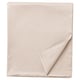NATTJASMIN sheet set, beige. Sateen-woven, cotton-lyocell. Soft, square-folded.