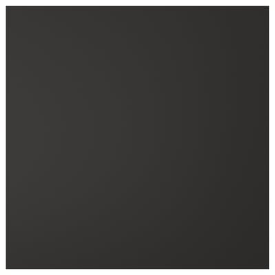 NICKEBO black square drawer front, modern, recycled wood, simple design.