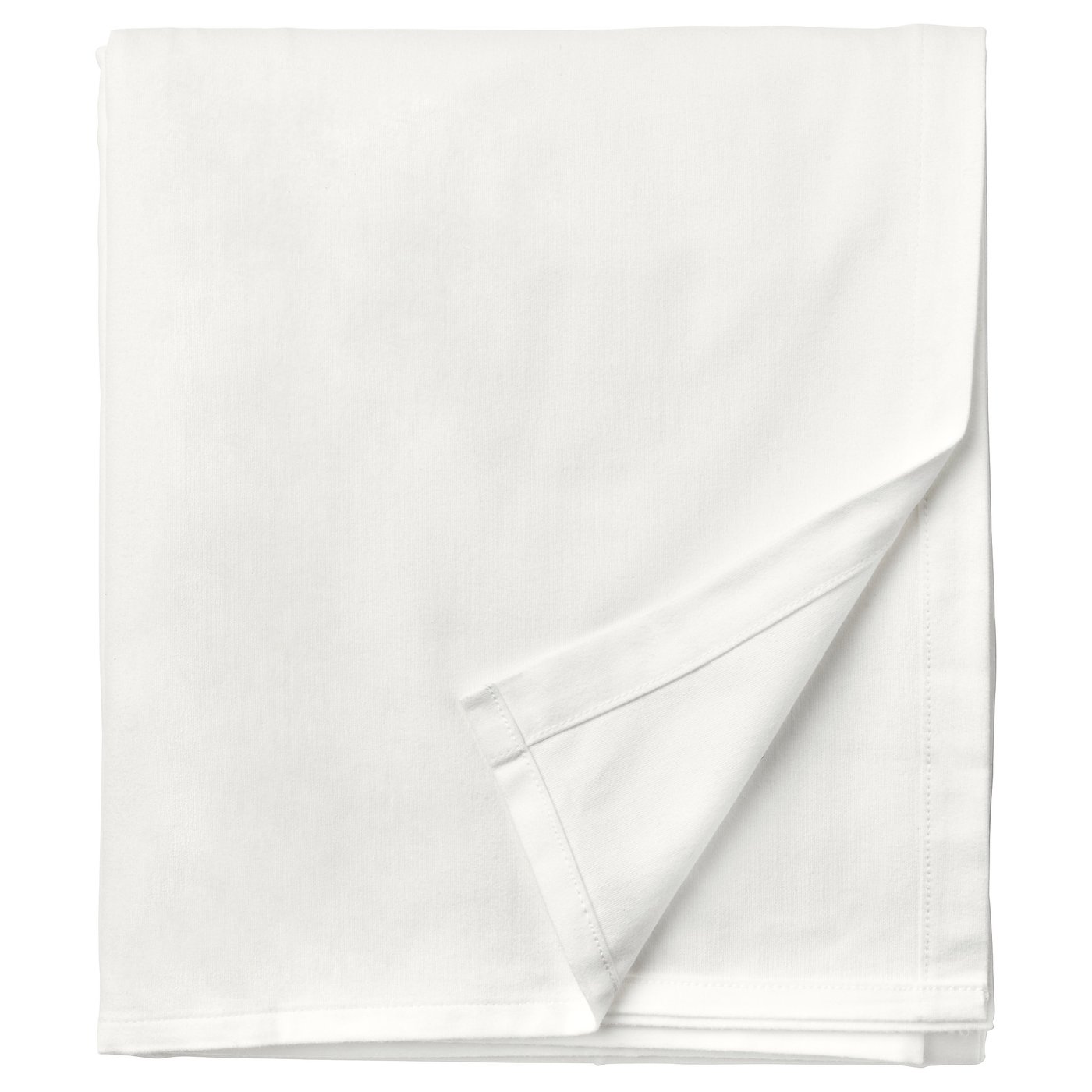NORDRUTA white flannel bedding set: soft, warm cotton, rectangular fold.