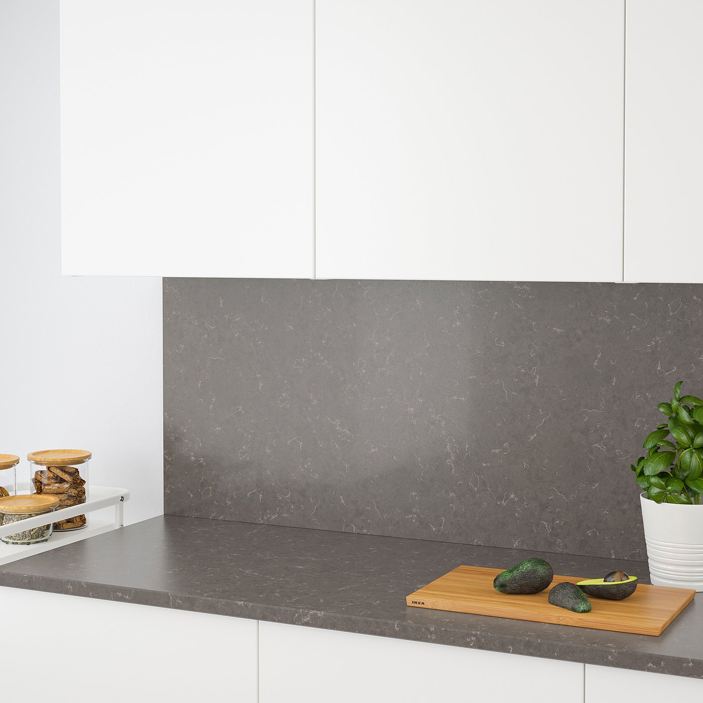 Quartz splashbacks IKEA