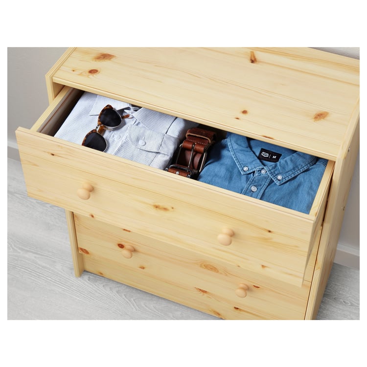 RAST Chest of 3 drawers, pine, 62x70 cm IKEA