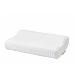 The ROSENSKÄRM ergo pillow, white, contour shape, supportive foam, memory foam, breathable cover.