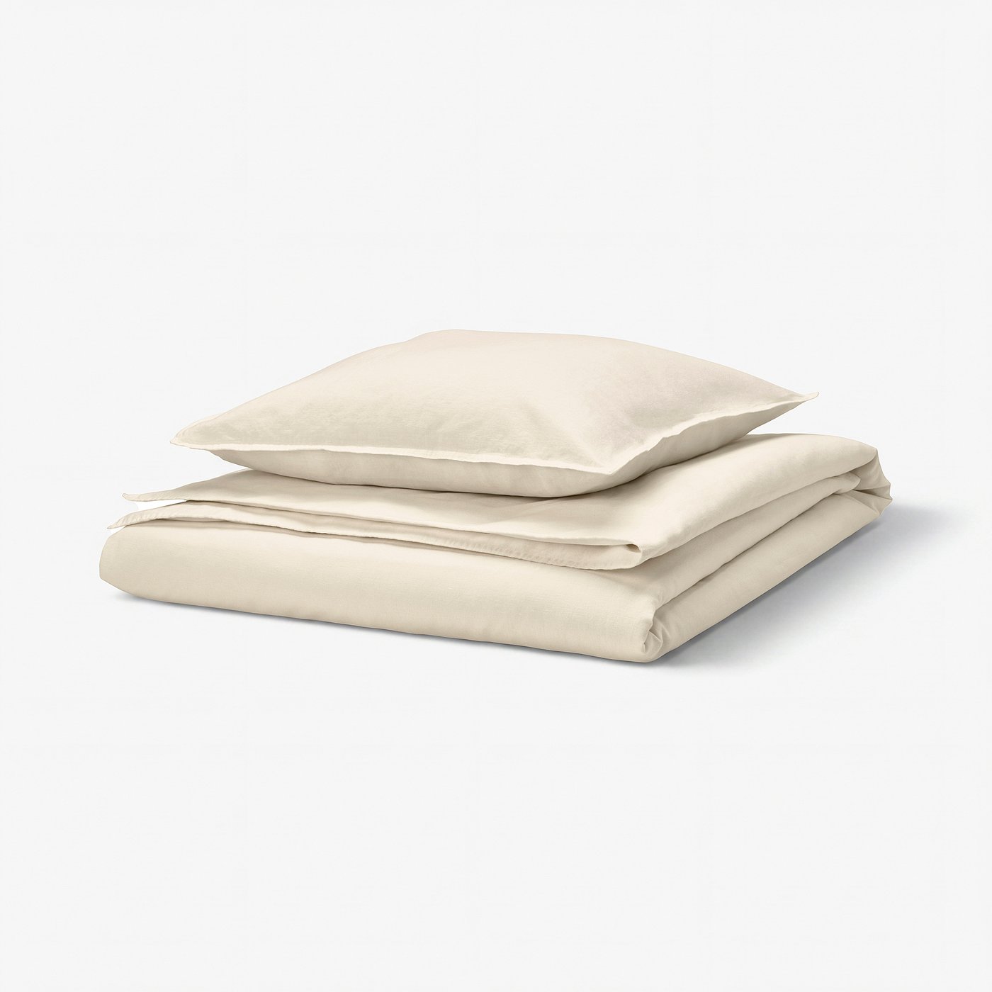 RUNDHAGTORN Duvet cover and pillowcase, beige, 150x200/50x60 cm