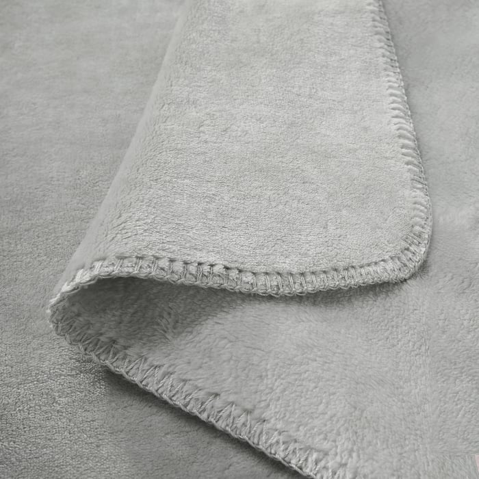 SLÅNGRÅMAL Throw light grey IKEA