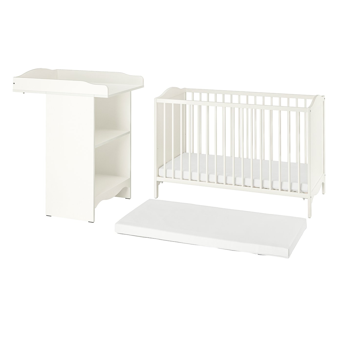 ikea cot with drawers