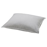SOLFIBBLA Pillowcase, grey white/stripe, 50x60 cm