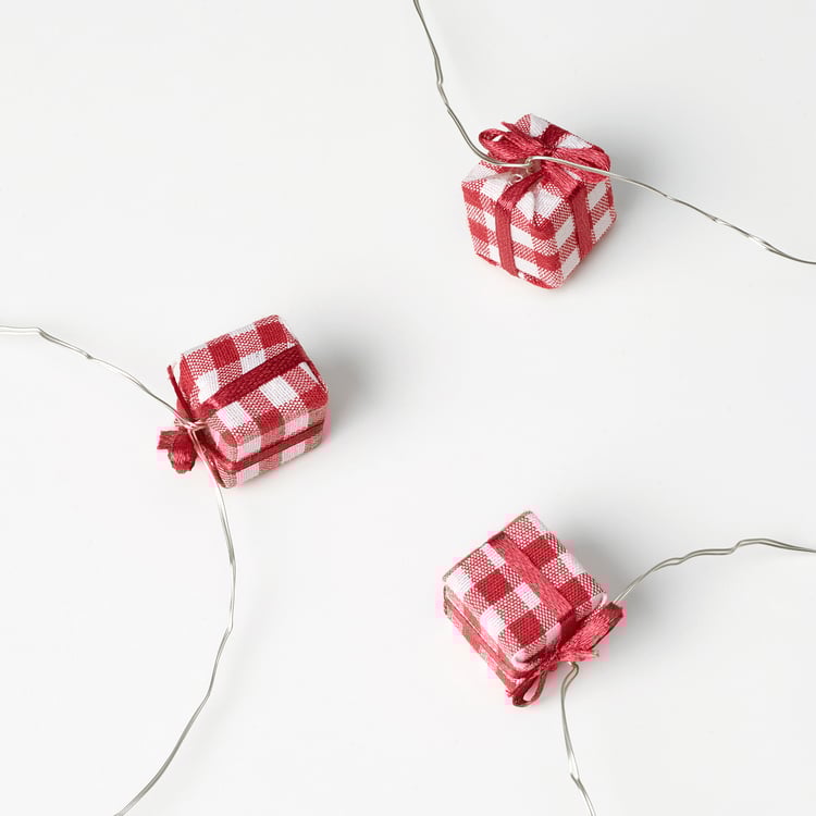 STRÅLA LED lighting chain with 15 lights batteryoperated/gift box IKEA