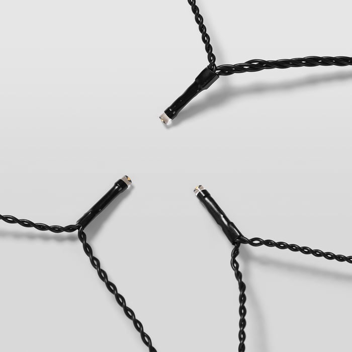 STRÅLA LED lighting chain with 200 lights outdoor/icicleshaped IKEA