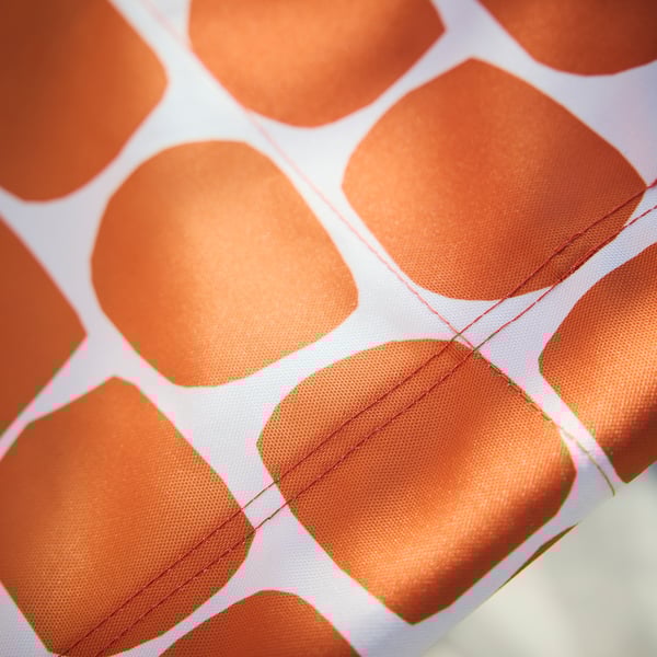 STRANDÖN Beach chair, bright orange