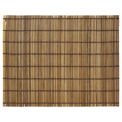 STYLTSNÄPPA bamboo mat, natural, rectangular, woven texture.