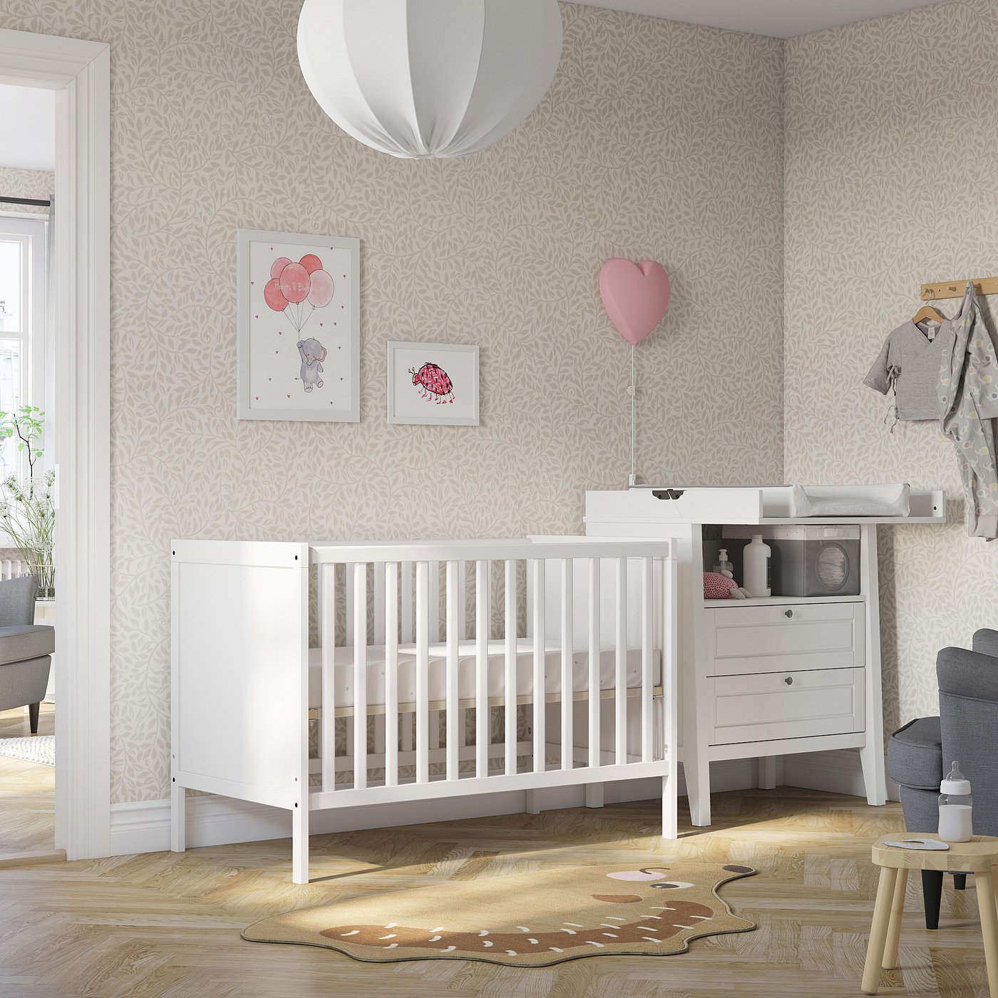 SUNDVIK Cot, white, 60x120 cm - IKEA