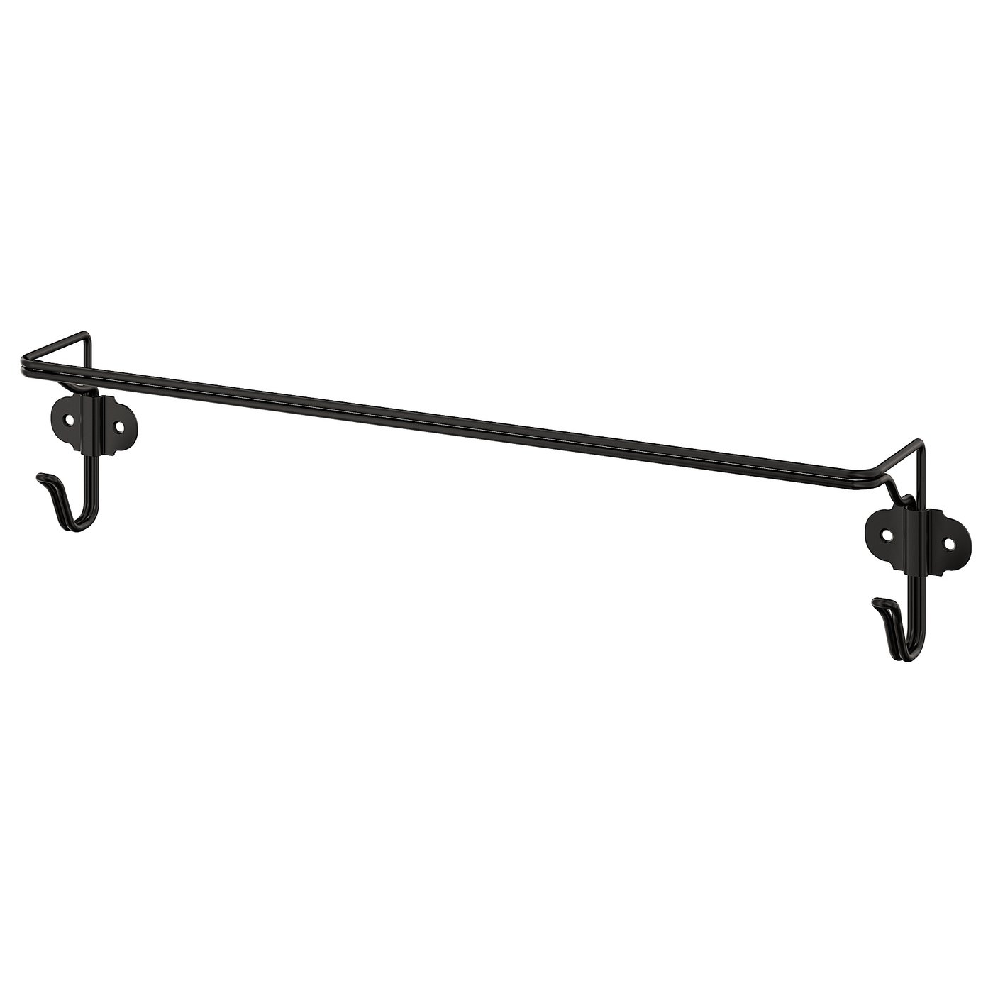 SVARTSJÖN Towel rail black IKEA