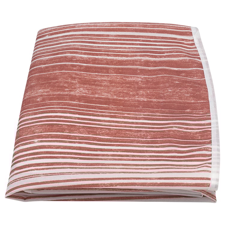 TAGGSIMPA tablecloth, white/red round, 150 cm IKEA