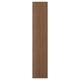 Image shows TISTORP walnut-brown wood grain design door front. Rectangle shape, smooth wood grain pattern.